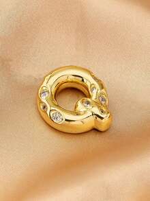 1 buc colier cu pandantiv la modă cu stras, potrivit pentru purtarea zilnică a femeilor, petrecere și cadou