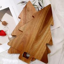 Bandeja Criativa, Permanente, Prato Árvore de Natal, Decoração de Natal, Lanches, Doces, Guloseimas, Bandeja de Servir Frutas, Tábua de Queijos de Madeira, Adequada para Sobremesas, Frutas e Café, Elegante Serviço de Halloween, Ação de Graças, Natal, Páscoa, Ideia de Presente de Decoração de Natal, Lembrancinha de Festa, Decoração de Outono para Casa