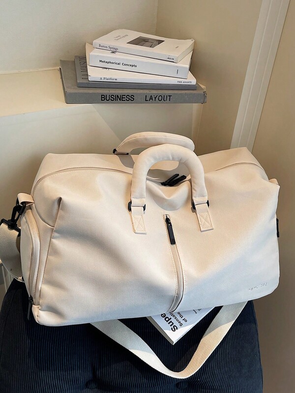 Unisex Sports Gym Bag, Large Capacity Wet & Dry Separation, Suitable For Swimming, Short Trip, Travel, Duffel Bag