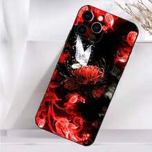 Ghoul Red Spider Lily Tokyo Case For  16,15,17,14,13,12,11 Plus,Pro Max,XS,X,XR,SE,Mini,8,7 Soft Silicone Black Cover.Holiday Phone Accessories. 16 Pro Max Case 14 Cases 17 Pro Case Y2k Phone Case Bear Phone Case Fall Phone Cases 14 Case For 17 Pro Max Cute Phone Cases Family Pink Phone Case Cover 17 Pro Max 17 Pro Max Case Fundas Rilakkuma - Z8 - Xem 8