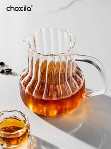 choxila 1个高硼硅玻璃咖啡壶，带盖咖啡分享杯，精准刻度，非常适合家庭使用，节日礼物。也非常适合下午茶、卧室、客厅、家庭聚会、家庭派对和学校用品。 - 咖啡分享壺 - 查看 10