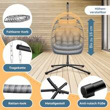 Hängesessel - Anthrazit - Übersicht 10
