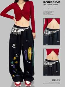 Belly Dance Accessories - Gold/Silver Coins, Belly Dance Belt, Women Belly Dance Costume, Hip Scarf - Multicolor - View 14