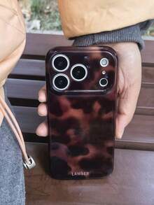 1pc New High-Quality Dopamine, Ins Style, Techno Tortoiseshell & Leopard Print Tie-Dye Phone Case, Suitable For IPhone 17, 17 Pro Max, 17 Pro, 17 Air, 16, 16 E, 16 Pro Max, 15, 15 Plus, 15 Pro Max, 15 Pro, 14, 14 Pro, 14 Pro Max, 14 Plus, 13, 13 Pro Max, 13 Pro, 11, 12, 12 Pro, 12 Pro Max, XS, 8 Plus, 7 And More - Stripe - View 4