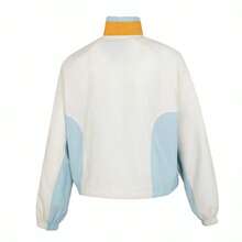 Puma Women's INFUSE Relaxed Woven Jacket Series Casual Jacket, Sports Jacket 626047-87 - Off White - View 2