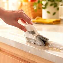 2 Pcs Easily Clean Small Gaps And Frames With The Universal Window Track Cleaning Brush - Easy To Clean Frames And Small Gaps, Cleaning Tools, Cleaning Supplies, Commercial Cleaning Supplies