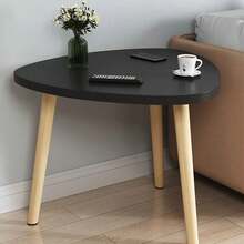 ZYLX SHOPPING - Mesita auxiliar de madera Moblekit 38,5*38,5*39 cm | Diseño moderno y versátil en blanco o negro - Negro - Ver 6