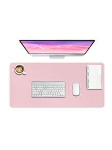 1 Stück Weihnachtsdekoration Schreibtischunterlage für Büro und Zuhause, großer wasserdichter Schreibtischbelag aus Leder, multifunktionale ultradünne doppelseitige Schreibtischunterlage und Mauspad Schutz