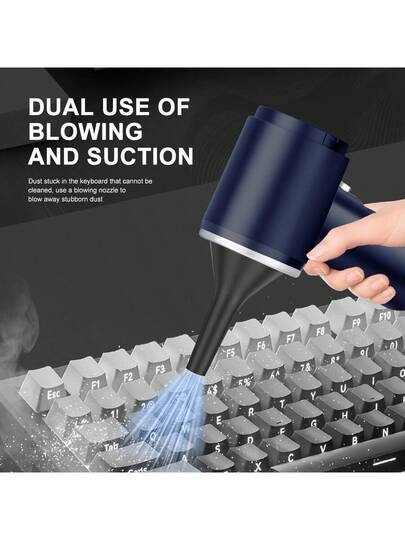 SOKANY Portable Wireless Stofzuiger Cleaner 3000PA High Power Mini Cleaner, In Compressor Blower Pump held Brushless Motor, USB Rechargeable (2000mAh) Large Capacity Lithium Battery, Cars, Homes, Offices, Camping, Computer Keyboard Notebook Cleaning Tools view 7