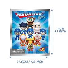 Sega 1 件 MEGAMAN 官方授权神秘盲盒袋夹 3D 角色系列吊坠钥匙扣洛克人或其他角色随机一个适合万圣节圣诞节周年派对礼物送给最好的朋友家人粉丝 - 彩色 - 查看 2
