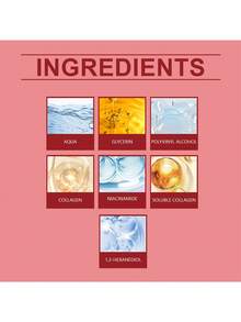 1片胶原蛋白睡眠面膜，深层保湿凝胶面膜，补水面膜 - 紅色 - 查看 3