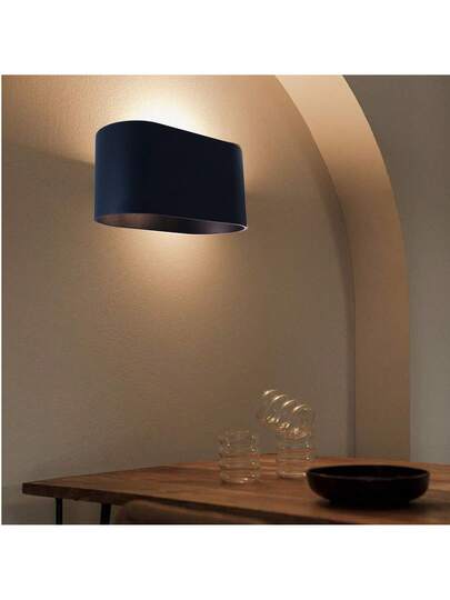 Alpinaluz Pack Of Zwart Aluminum Indoor Wand Sconces Up Down Lighting, G9 Socket (Bulb Not Included) view 7