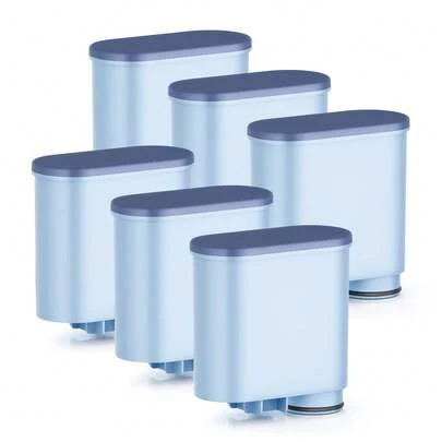 Kladol 6er-Pack Wasserfilter Ersatz für Kaffeevollautomat, kompatibel mit Philiips & Saeco AquaClean 3200 / CA6903, Kalkfilter Filterkartusche