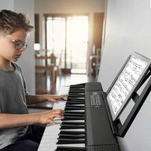 GEP-204 61Key Folding Piano Semi-Weighted Standard Keyboards Digital Piano With Bluetooth, Handbag,For Piano Lover Black Color - 黑與白 - 查看 3