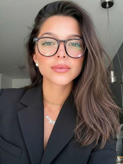 1 Piece Of Women's Retro Leopard Print Oval Blue Light Glasses,Made Of PC Material, Light,Y2K Style, Mobile Phone Accessories,Blue Light Glasses Women,Fake Glasses,Clear Glasses,Glasses Women,Easy Comfkrt,Season Picks,Halloween Edit,Suitable For Daily Office Commuting,Back-To-School Season,Gaming,Looks Of Party,Campus Study.