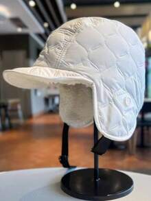 新款护耳帽，男女通用加厚抓绒冬季帽，适合滑雪、骑行等户外运动，飞行员帽