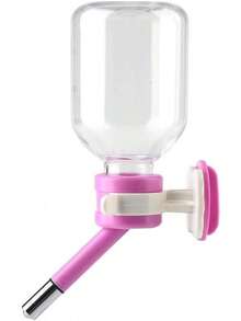 Botella de Agua Colgante para Perros, dispensador de Perrera para Mascotas, Bebedero de Jaula de Alambre, Botella dispensadora sin Goteo para jaulas, Cajas de Pared (150ml) - 1 - Ver 10
