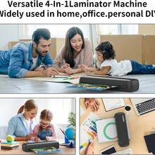 4-In-1 Laminator For Teachers & Schools - Fast 3 Min Warm-Up For A4/A5/A6 | Preserves Color Of Photos & Documents | Ideal For Classroom & Home Office - 查看 5