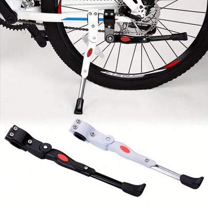 1 pieza Soporte de bicicleta de aleación de aluminio ligero - Soporte de bicicleta de alta resistencia y duradero - Adecuado para varios tipos de bicicletas, incluidas bicicletas de montaña, bicicletas de carretera y bicicletas de ciudad - Diseño antideslizante, fácil de instalar y ajustar