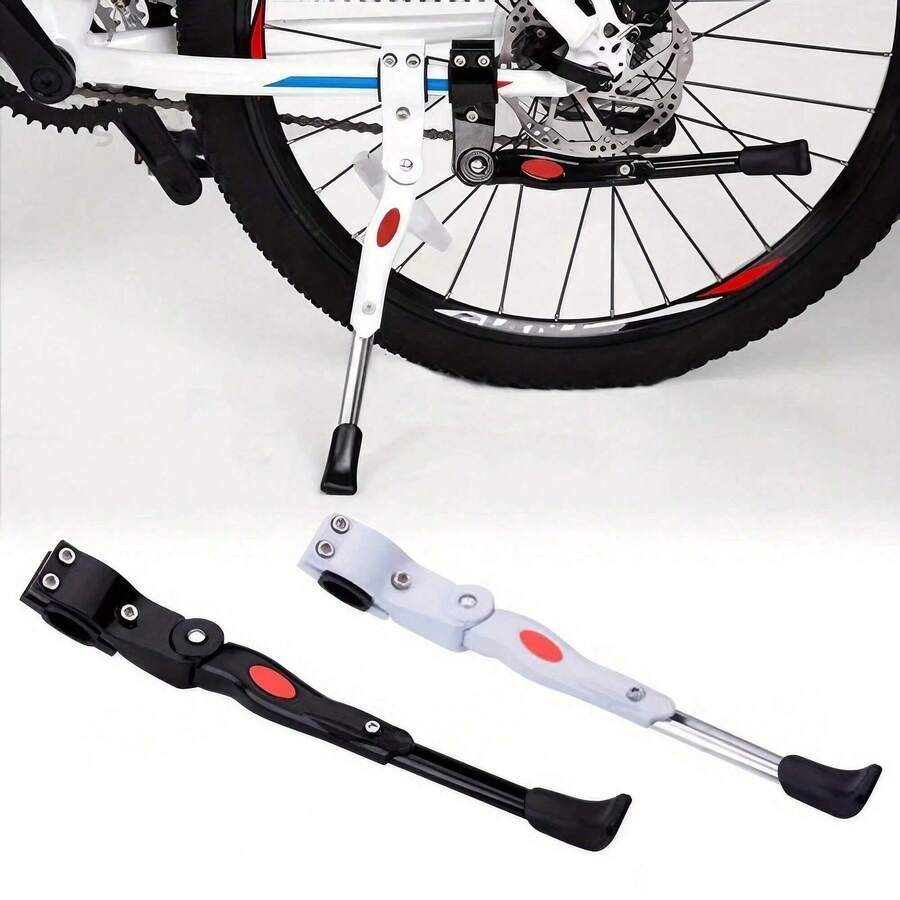 1pc Lightweight Aluminum Alloy Bicycle Stand - High-Strength And Durable Bicycle Support - Suitable For Various Types Of Bicycles, Including Mountain Bikes, Road Bikes, And City Bikes - Anti Slip Design, Easy To Install And Adjust