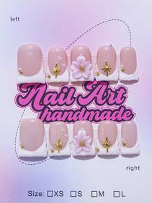 10 đầu móng tay hình quả hạnh nhân thủ công với viền kiểu Pháp, họa tiết chuyển màu, đá quý và giọt nước, phong cách Y2K Baddie với các màu nude, xanh lá cây, trắng, vàng, hổ phách, phù hợp cho phụ nữ và trẻ em gái, kèm phụ kiện, món quà tuyệt vời cho các quý cô và trẻ em gái, thích hợp cho tiệc tùng, vũ hội và sử dụng hàng ngày. - Follow Your Heart - Xem 1