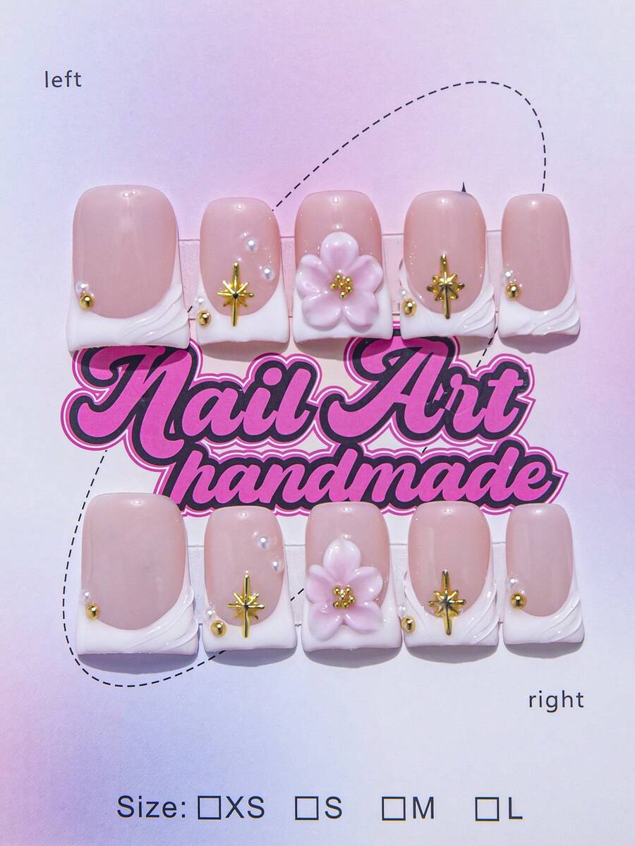 10 đầu móng tay hình quả hạnh nhân thủ công với viền kiểu Pháp, họa tiết chuyển màu, đá quý và giọt nước, phong cách Y2K Baddie với các màu nude, xanh lá cây, trắng, vàng, hổ phách, phù hợp cho phụ nữ và trẻ em gái, kèm phụ kiện, món quà tuyệt vời cho các quý cô và trẻ em gái, thích hợp cho tiệc tùng, vũ hội và sử dụng hàng ngày. - Follow Your Heart - Xem 1