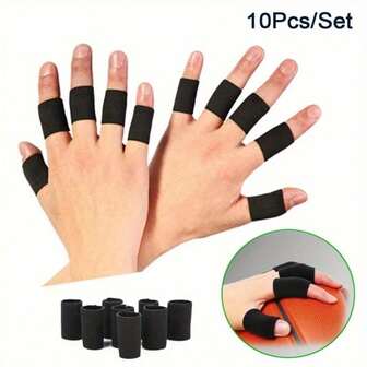 Breathable Finger Sleeves, Elastic Thumb Support, Compression Guards For Pain Relief, Joint Comfort And Writing Exercises