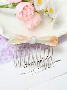 Peigne à cheveux en acétate avec nœud pour femmes, dompte-cheveux pour frange et cheveux rebelles, peigne réversible antidérapant, accessoire capillaire polyvalent minimaliste et élégant pour des cheveux volumineux, coiffure de côté, qualité premium, peigne à cheveux, accessoires pour la tête, accessoires capillaires pour femmes