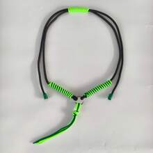 1pc Handmade Nylon Horse Neck Ring With Black Cord And Decorative Pendant - Ideal For Large Breeds, Secure & Comfortable Fit, Perfect For Equestrians And Pet Owners, Horse Accessories - Multicolor - View 11