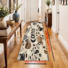 1pc Silica Gel Kitchen Mat, Coffee Style, Can Be Used As Floor Mat, Countertop Mat, Bathroom Mat, Non-Slip, Washable, Absorbent, Suitable For Farmhouse, Entryway, Indoor, Room Decor, Kitchen, Dining Room, Small Office/Home Office, Sink, Laundry Room - XYCFD189 - View 15