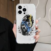 Pintura al óleo-El vínculo de los jugadores de fútbol-Aplicable a  15/14/13/12/XS/XR/X/7/8 Plus Pro Max Funda Transparente de TPU Suave Esta funda para teléfono ofrece una excelente protección con patrones modernos y novedosos, lo que la convierte en una excelente opción de regalo para chicos y chicas, para aniversarios o días festivos. - Mezcla de colores - Ver 6