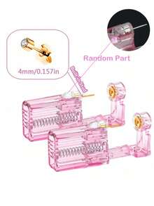 2 Packs Ear Piercing Kit,Disposable Ear Piercing Gun With Built In Cubic Zirconia Ear Stud, At Home Self Ear Piercer Kit - Pink - View 22