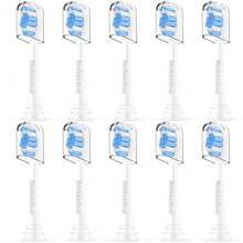Replacement Toothbrush Heads Compatible With Philips Sonicare, Brush Heads For Sonicare C2 Plaque Control Protective Clean 4100 5100 6100 Electric Toothbrush Blue, 10-Pack{Inchcolor_nameinch:Inch10PackBlueinch} - 10GóiMàu xanh - Xem 2