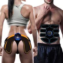 1pc 150mAh Lithium Battery Wireless EMS Muscle Stimulator Abdominal Shaping Belt - Abdominal Muscle Trainer For Home And Office Exercise - Unisex Fitness Equipment, Home Fitness Equipment For Men And Women, Fat Burning And Shaping Abdominal Instrument