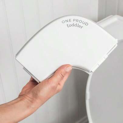 Travel Potty Seat Ultra Compact Ultra NonSlip Seat Made In USA NoPinch Locking Hinges Easy To Clean Included Carry Bag