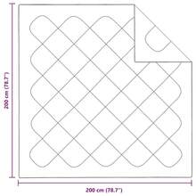 Piumini e trapunte Larryhot bianchi 200 x 200 cm in microfibra, belli e pratici - Bianco - Visualizzare 8