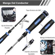 Juego de Desarmadores, Kit de Desarmadores para PC 154 en 1, Destornilladores de Precisión Kit de Herramientas para Computadora Laptop Celulares      (Azul) - azul - Ver 3