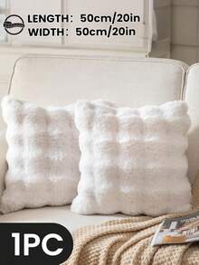 1/2/4 Stück luxuriöser Kunstfell Toskana Kissenbezug, Kissenhülle, ohne Kisseneinsatz, flauschige Heimdekoration Kissenhülle für Wohnzimmer Sofa, Schlafzimmer Kopfteil, Überwurfkissen, Oeko-Tex