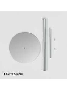 1pc Paper Towel Holder Countertop , Premium Stainless Steel Kitchen Roll Dispenser, Easy To Install,Countertop Roll Organizer With Weighted Base - Multicolor - View 6