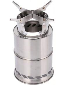 Drfeify Estufa de Montaje Plegable, Estufa de Picnic de Leña Duradera Portátil para Acampar Al Aire con Mochila - 1 - Ver 2