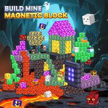 88/128/188PCS Magnetic Blocks - Build Magic Portal Set, Magnetic Building Blocks Toddler Toys STEM Sensory Outdoor Toys For 3+ Year Old Boys & Girls, Creative Kids Games Kids Toys - Multicolor - View 2