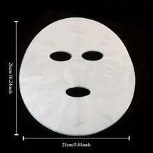 200Pcs (100pcs/1set) Facial Fresh-Keeping Film, Plastic Transparent PE Facial Mask Paper, Disposable Facial Fresh-Keeping Facial Mask Paper, Essential For Beauty And Skin Care - Multicolor - View 4