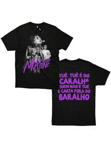 Matuê Tuê T-Shirt Is Awesome* 30Praum 100% Cotton Maligu Fashion - 黑色 - 查看 2