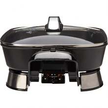 Holstein HH-09125013 Sarten Eléctrico con Tapa Vid, 31X16X34 cm - 1 - Ver 3