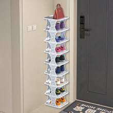 Vertical Shoe Rack 9-Tier Adjustable Shoe Rack Small Shoe Rack Suitable For Closets, Narrow Entryways Or Bedrooms Easy To Assemble And Disassemble Can Accommodate Up To 9 Pairs Of Shoes, Thanksgiving Gift. - trắng - Xem 10