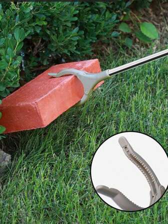 1件垃圾收集工具，垃圾夹，手柄延长杆，夹钳手柄，加长厨房家用工具，清洁用品，清洁工具，家用小工具