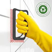 Fuginator - cepillo para polvo de limpieza para azulejos y lechada: cepillo para polvo de limpieza de cerdas de nailon rígido, limpiador de tina y ducha para juntas de piso y costuras de azulejos, - Blanco/Azul - Ver 1