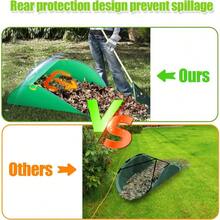 Leaf Collector, Portable Pop Up Leaf Bags, Foldable Leaf Pick Up Tools Patent Number D1005635, Reusable Yard Garden Bags For Leaves Lawn Trash - Green - View 5