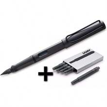 Fountain Pen 17F Umber + 5 Black Ink Cartridges (1203886)