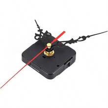 Movimiento de Reloj de Cuarzo Negro, Mecanismo de Movimiento de Reloj de Pared DIY, Piezas de Reparación de Reloj, Juego de Herramientas de Reparación de Repuesto - 1 - Ver 2